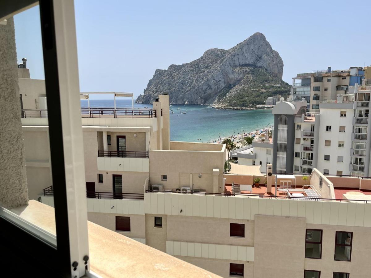 Primera Linea Con Piscina En Calp Exterior foto